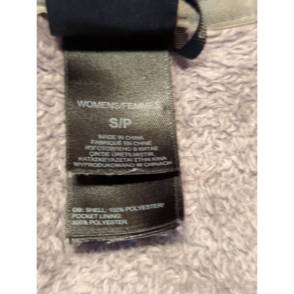 The North Face Jacket Womens Small Gray Full Zip Fleece Fuzzy Long Sleeve - Picture 8 of 12